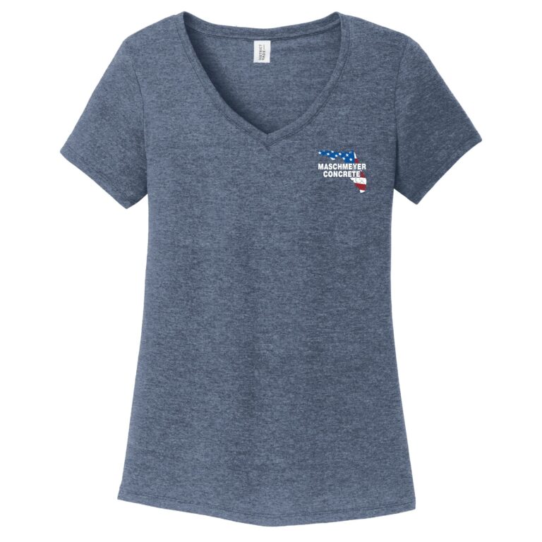 District Made Women's Perfect Tri V-Neck Tee