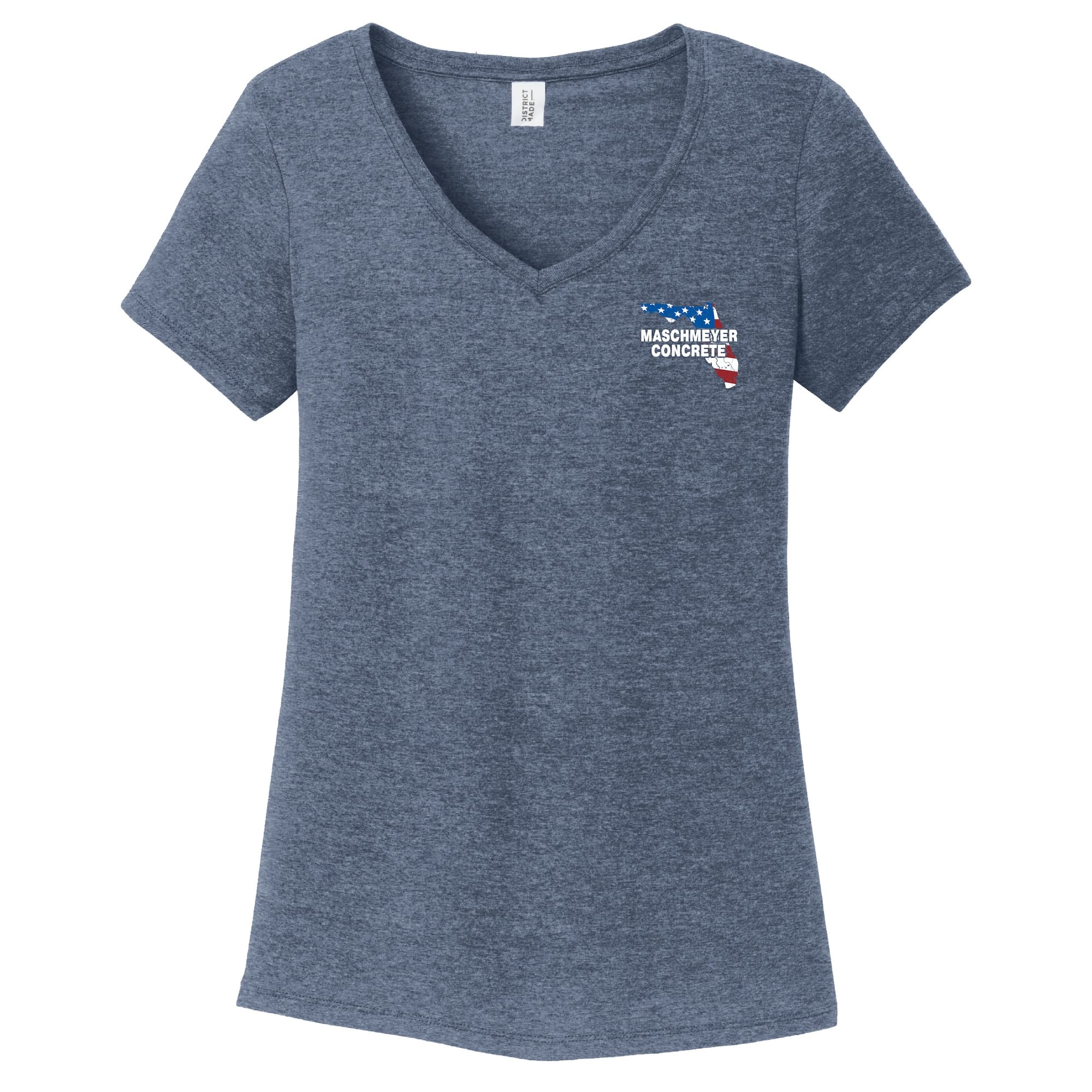District Made Women's Perfect Tri V-Neck Tee